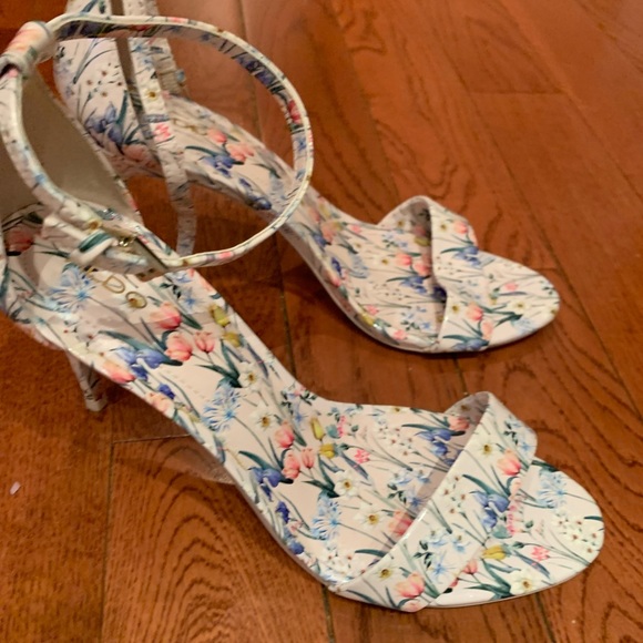 Aldo floral comfy high heel sandals - Picture 8 of 11